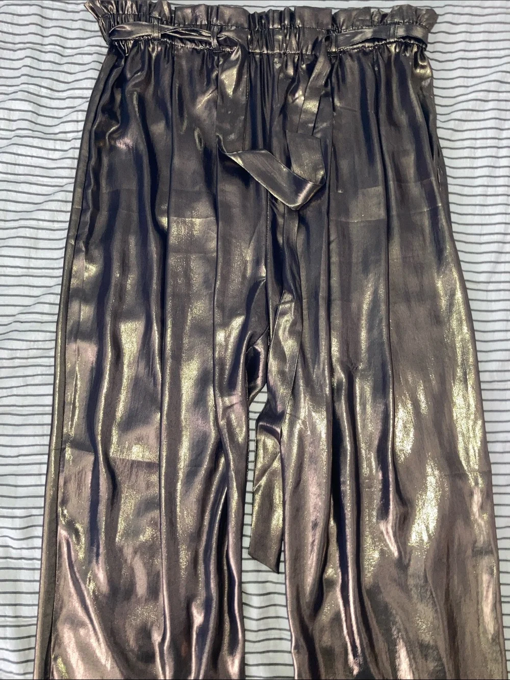 Free People shiny metallic